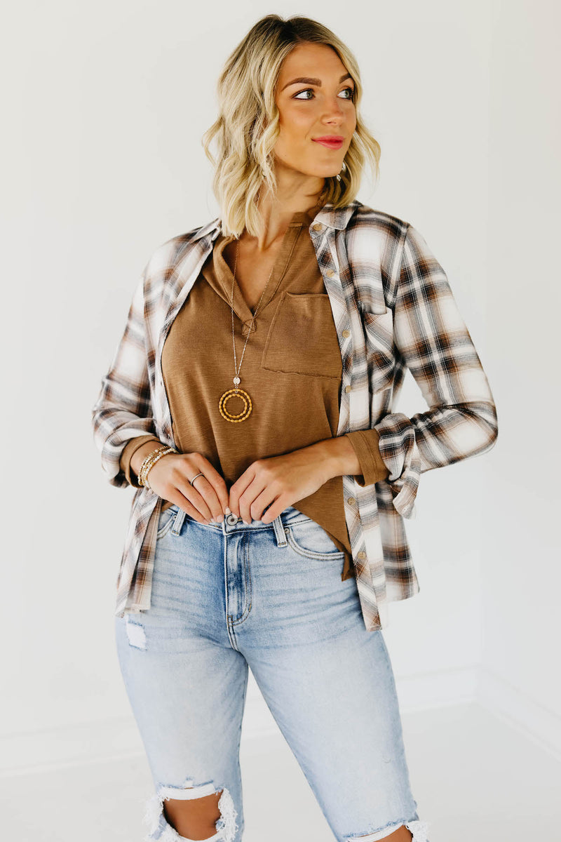 The Brittany Plaid Button Down Shirt