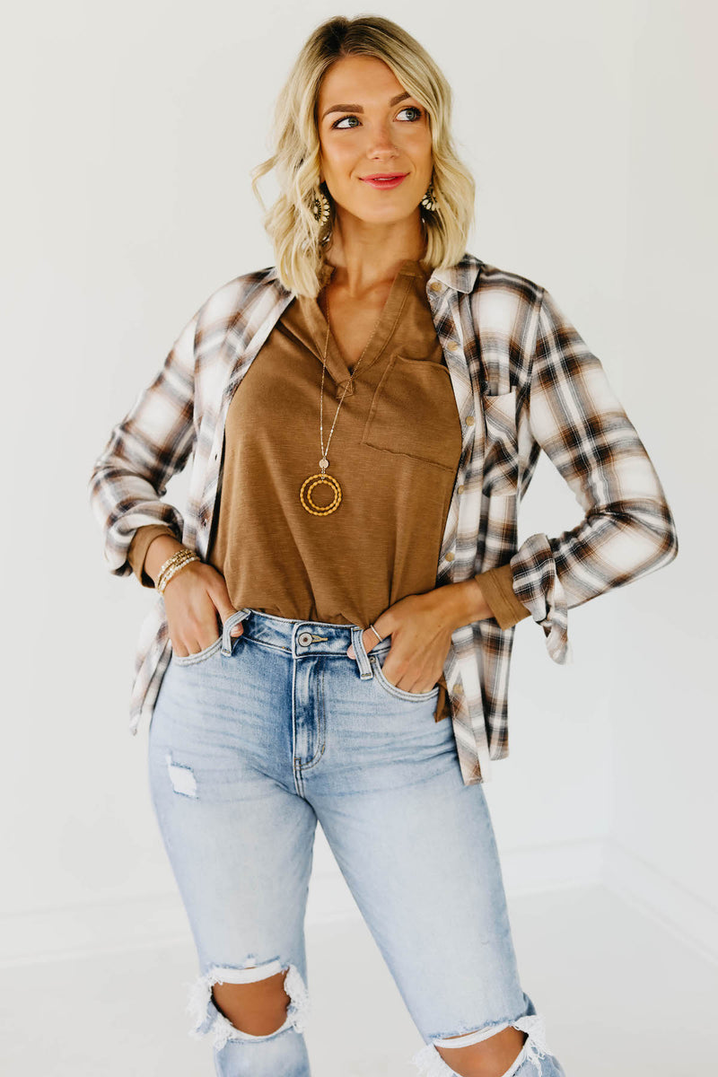 The Brittany Plaid Button Down Shirt