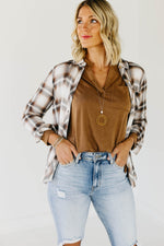 The Brittany Plaid Button Down Shirt