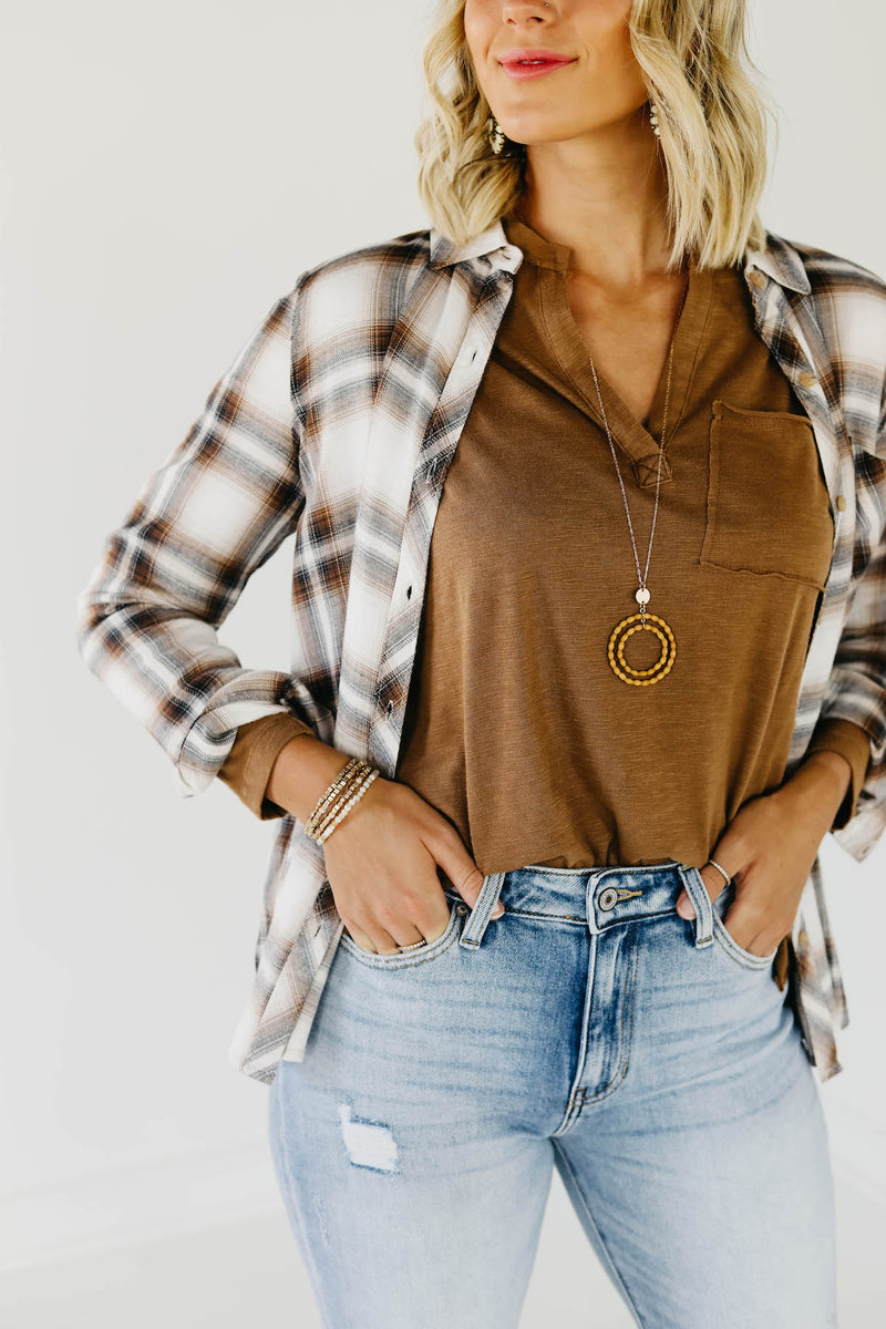 The Brittany Plaid Button Down Shirt