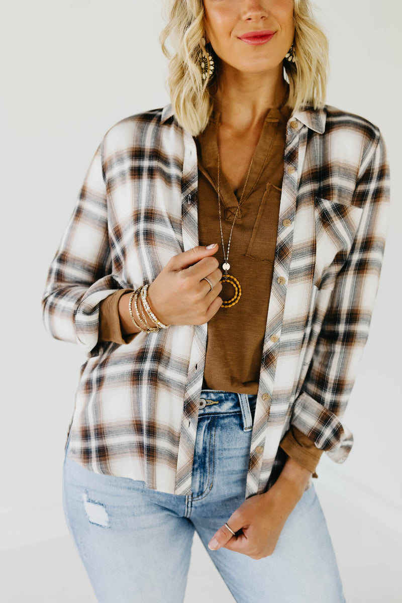 The Brittany Plaid Button Down Shirt