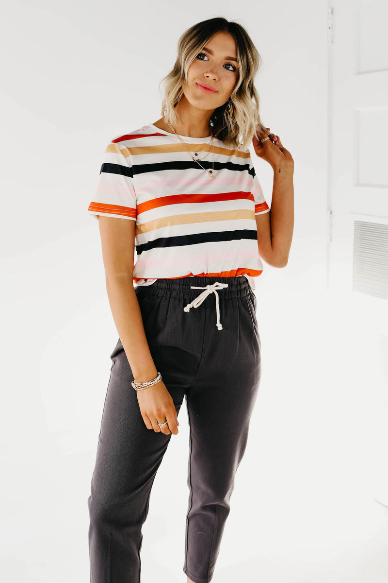 The Joyce Chunky Stripe Tee