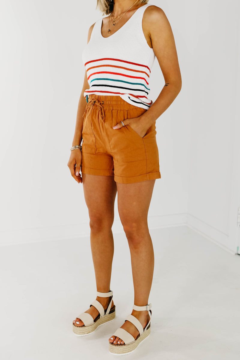 The Misty Tie Front Shorts