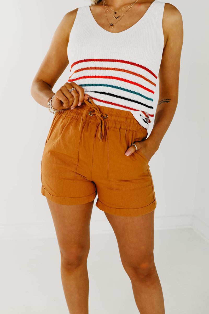The Misty Tie Front Shorts