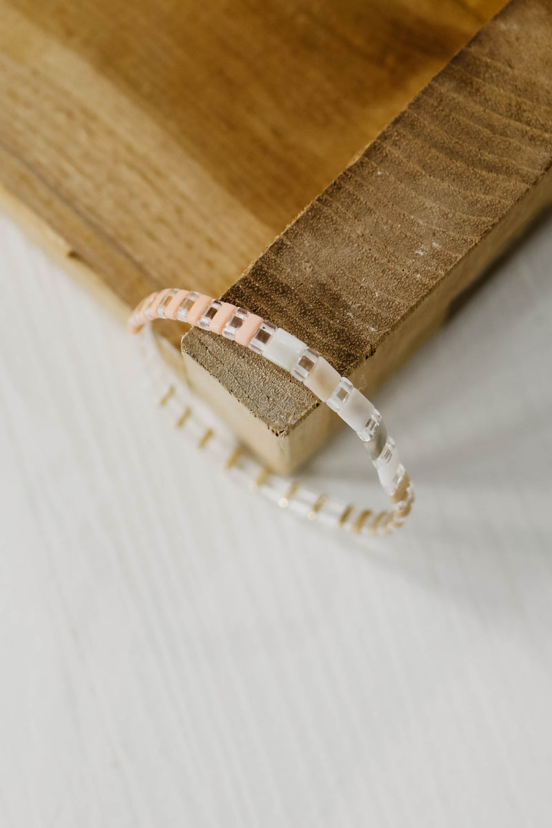 The Issac Block Bead Bracelet