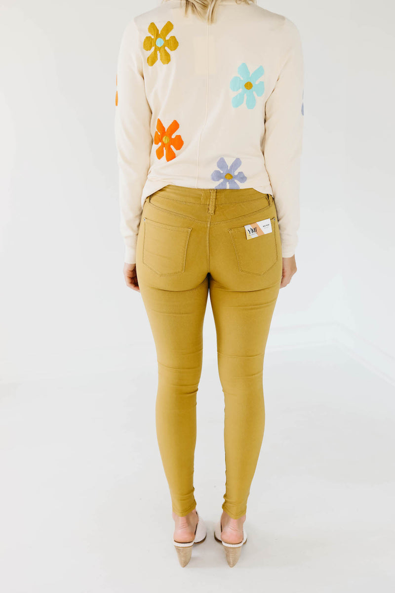 The Ellington Colored Super Stretch Skinny - Sunset