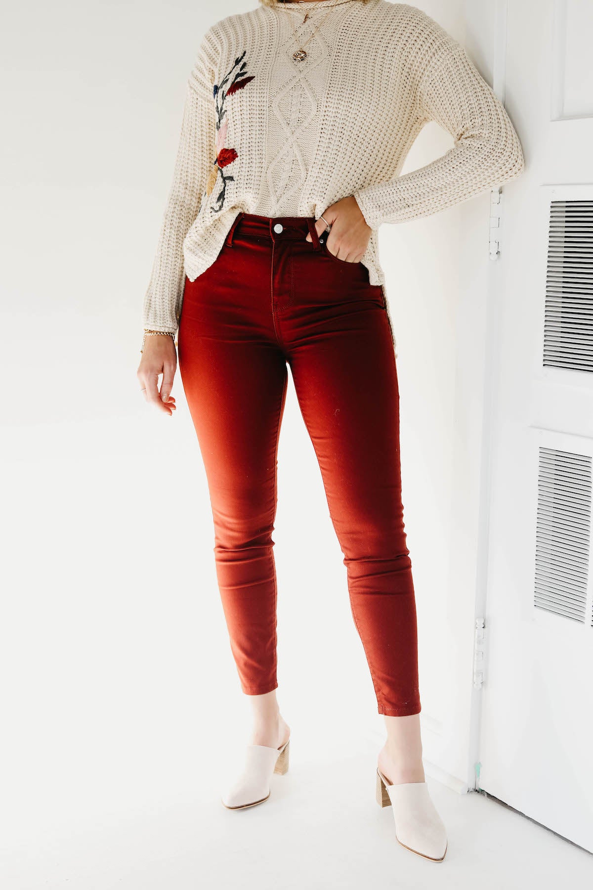 The India High Rise Skinny Jeans