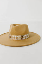 The Clyde Embroidered Rancher - Light Tan