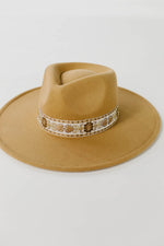 The Clyde Embroidered Rancher - Light Tan