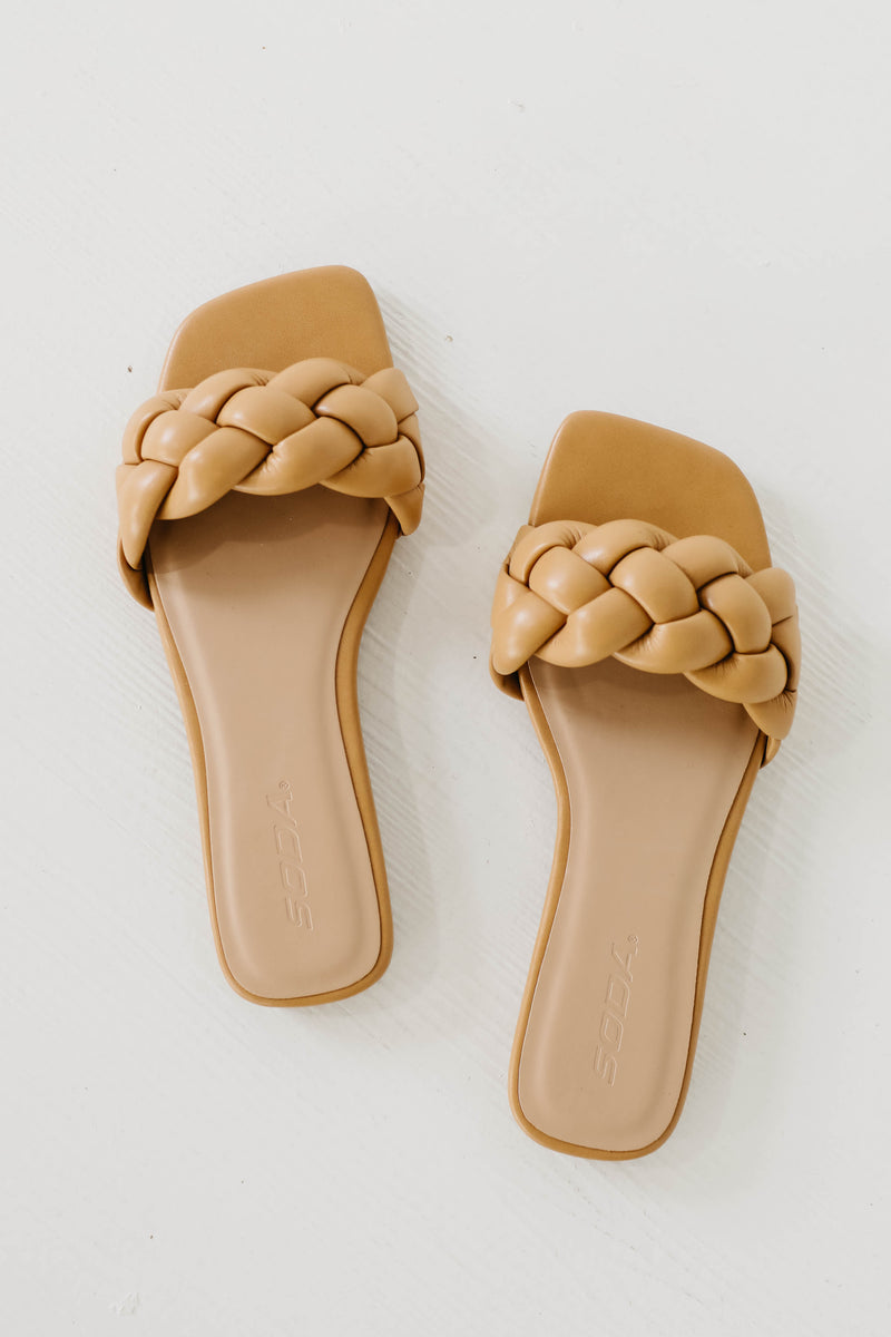 The Ball Woven Slide Sandal
