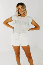 The Zaire Ruffled Tank Top