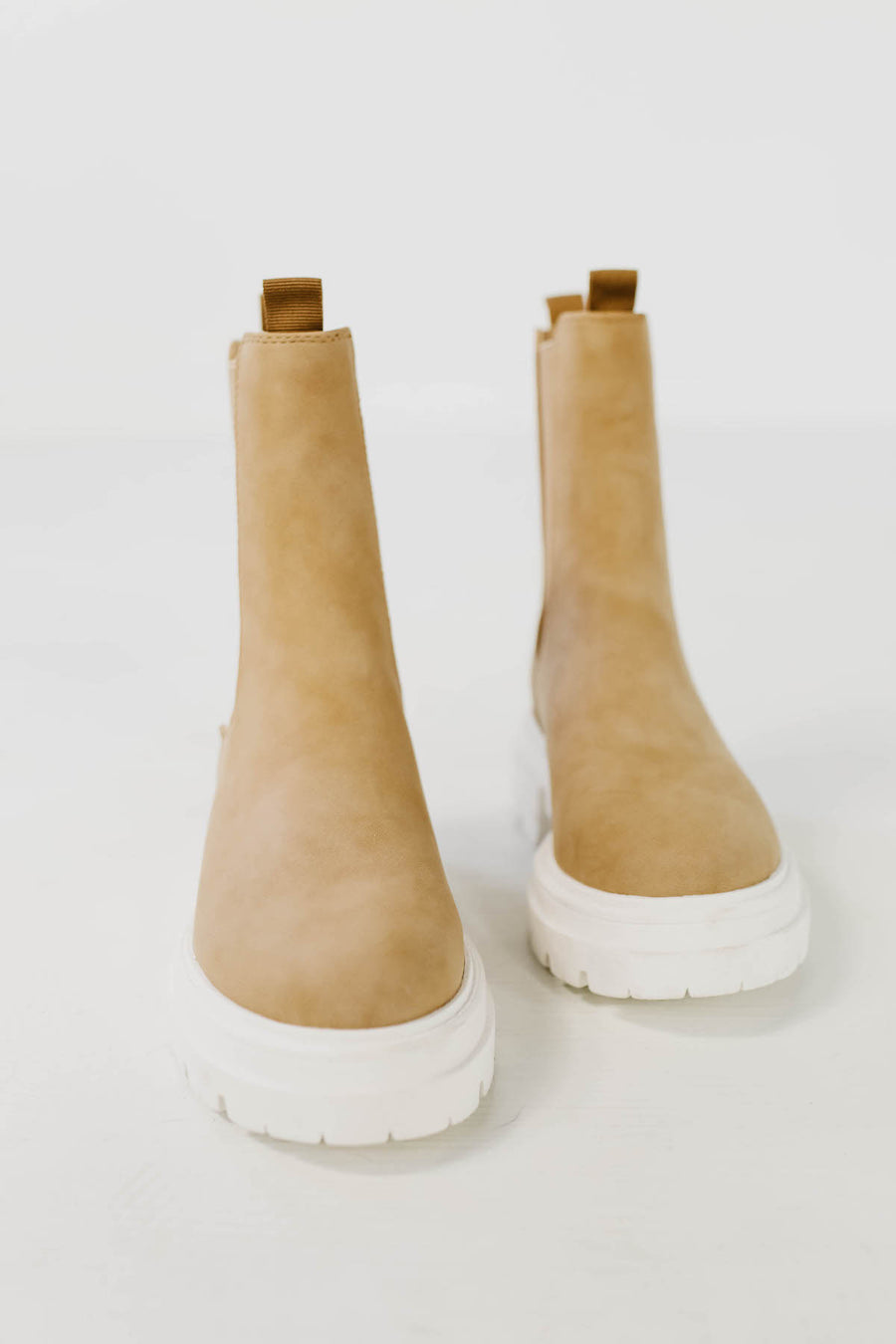 The Joanna Chelsea Bootie - Light Taupe