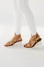 The Clue Wedge Sandal - Natural