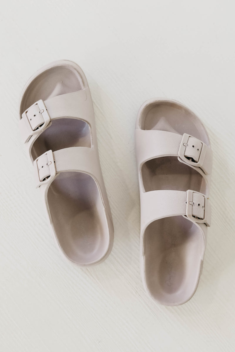 The Lennie Double Buckle Sandal