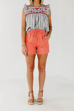 The Misty Tie Front Shorts