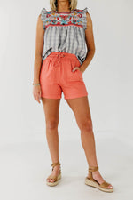 The Misty Tie Front Shorts