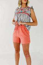 The Misty Tie Front Shorts