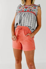 The Misty Tie Front Shorts