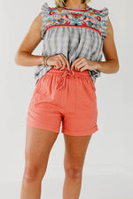 The Misty Tie Front Shorts