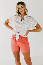 The Kianna Tie Front Shirt