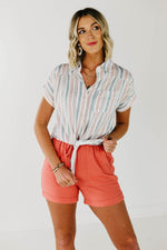 The Kianna Tie Front Shirt