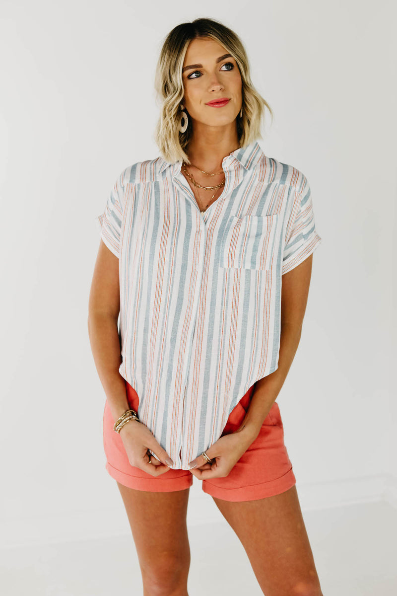 The Kianna Tie Front Shirt