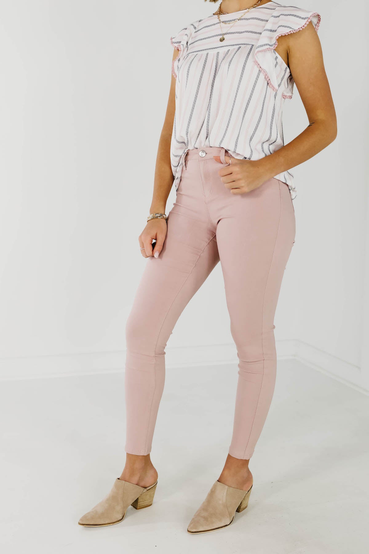 The Ellington Colored Super Stretch Skinny - FINAL SALE
