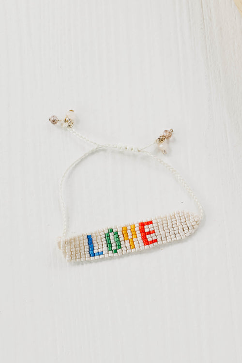 The Love Seed Bead Bracelet