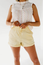 The Brett Tie Front Shorts