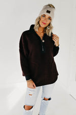 The Brynn Woobie Pullover - Huckleberry