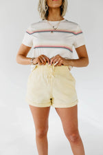 The Brett Tie Front Shorts