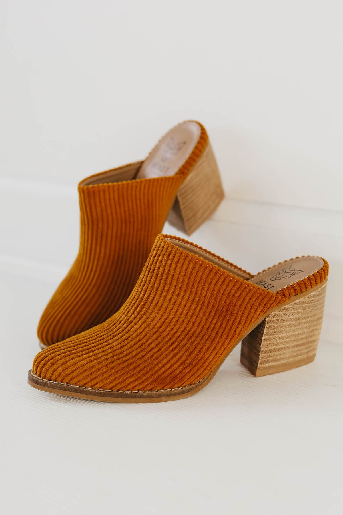 The Angela Chunky Heel Mule