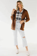 The Junie Waffle Cardigan