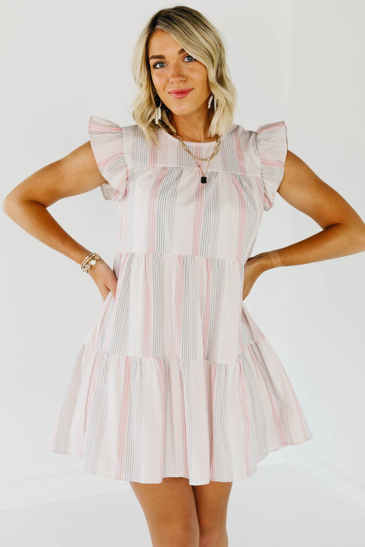 The Dash Tiered Mini Dress