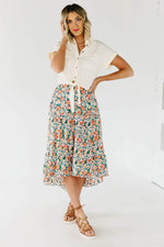 The Gannon Floral Midi Skirt