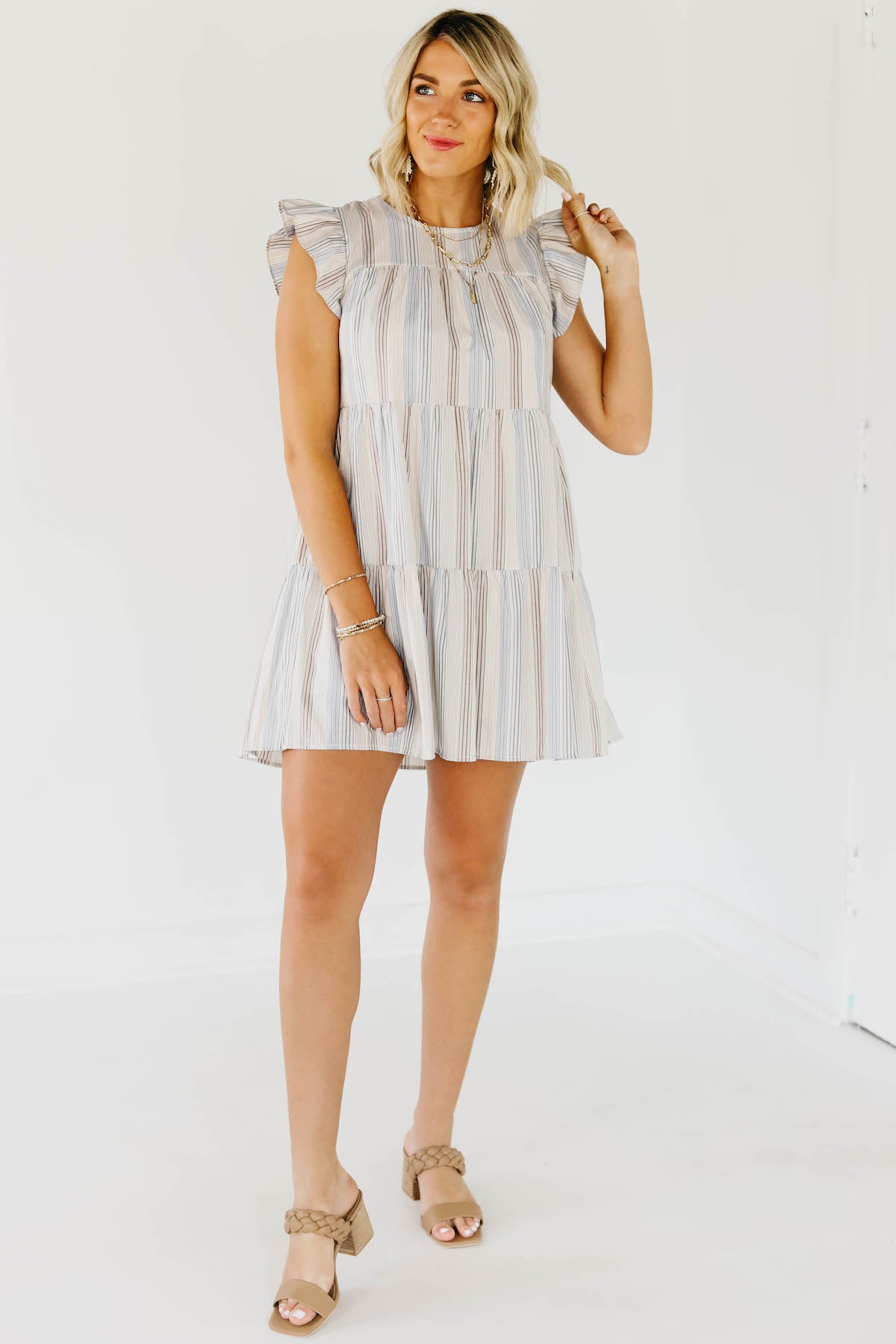 The Dash Tiered Mini Dress