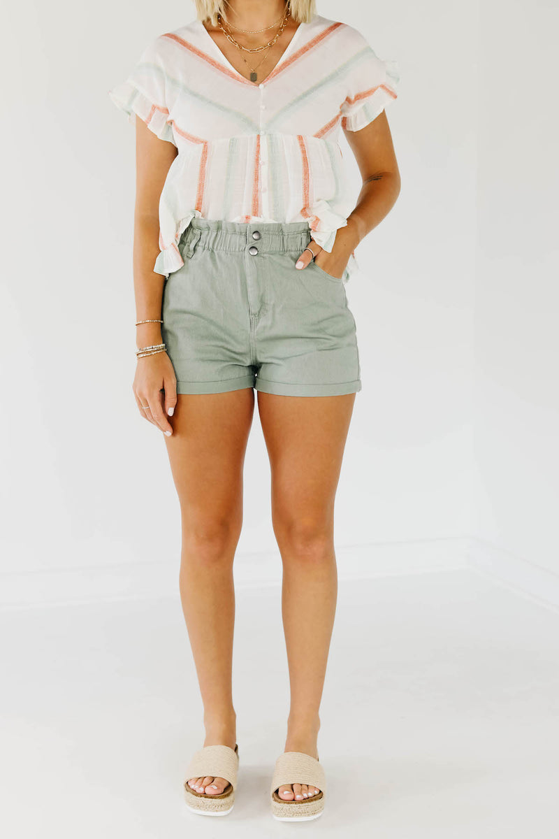 The Franco Elastic Waist Shorts