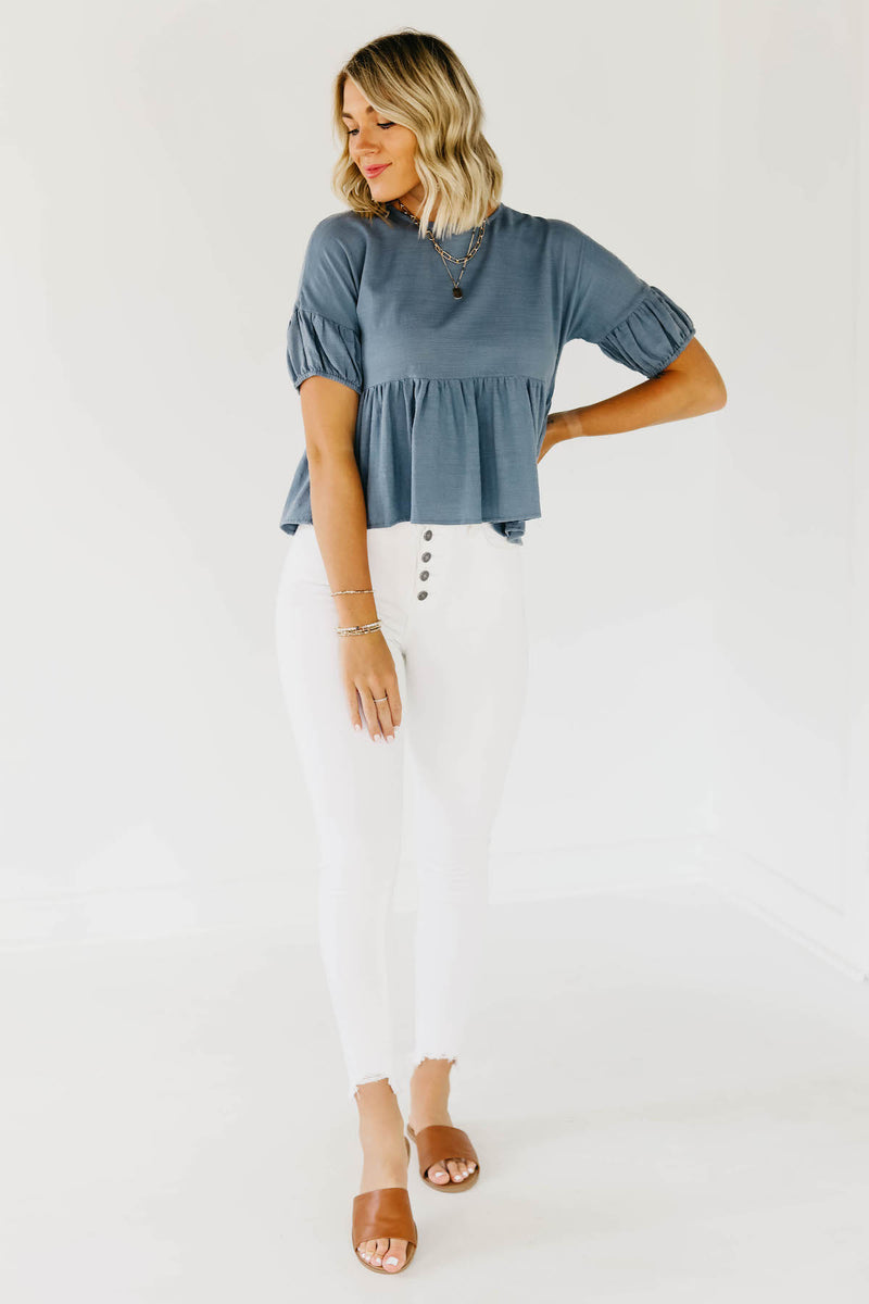 The Mavis Peplum Top
