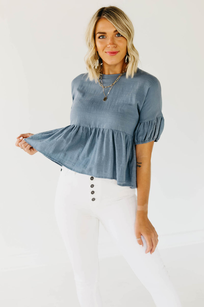 The Mavis Peplum Top