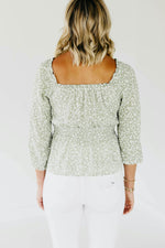 The Anna Ruffle Neck Top