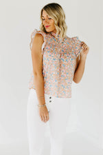 The Mindy Smocked Print Top