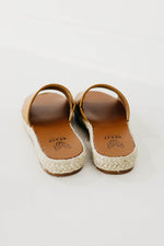 The Melanie Espadrille Slide Sandal - Camel