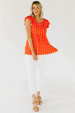 The Story Floral Peplum Top