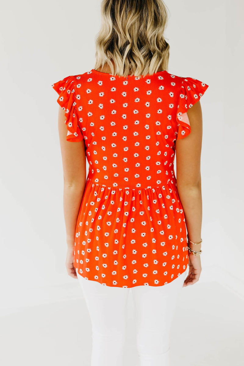 The Story Floral Peplum Top