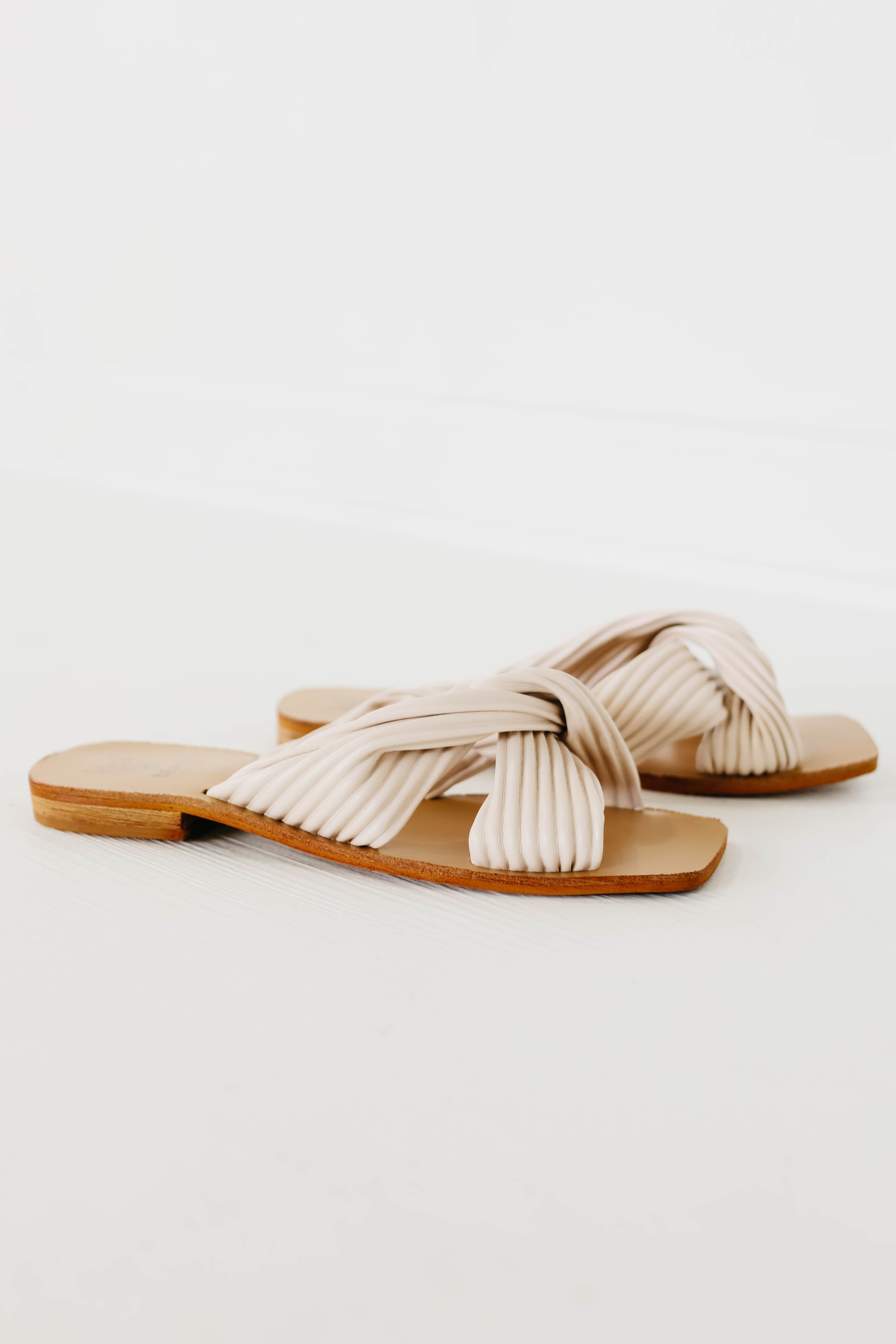 The Lana Cross Strap Sandal