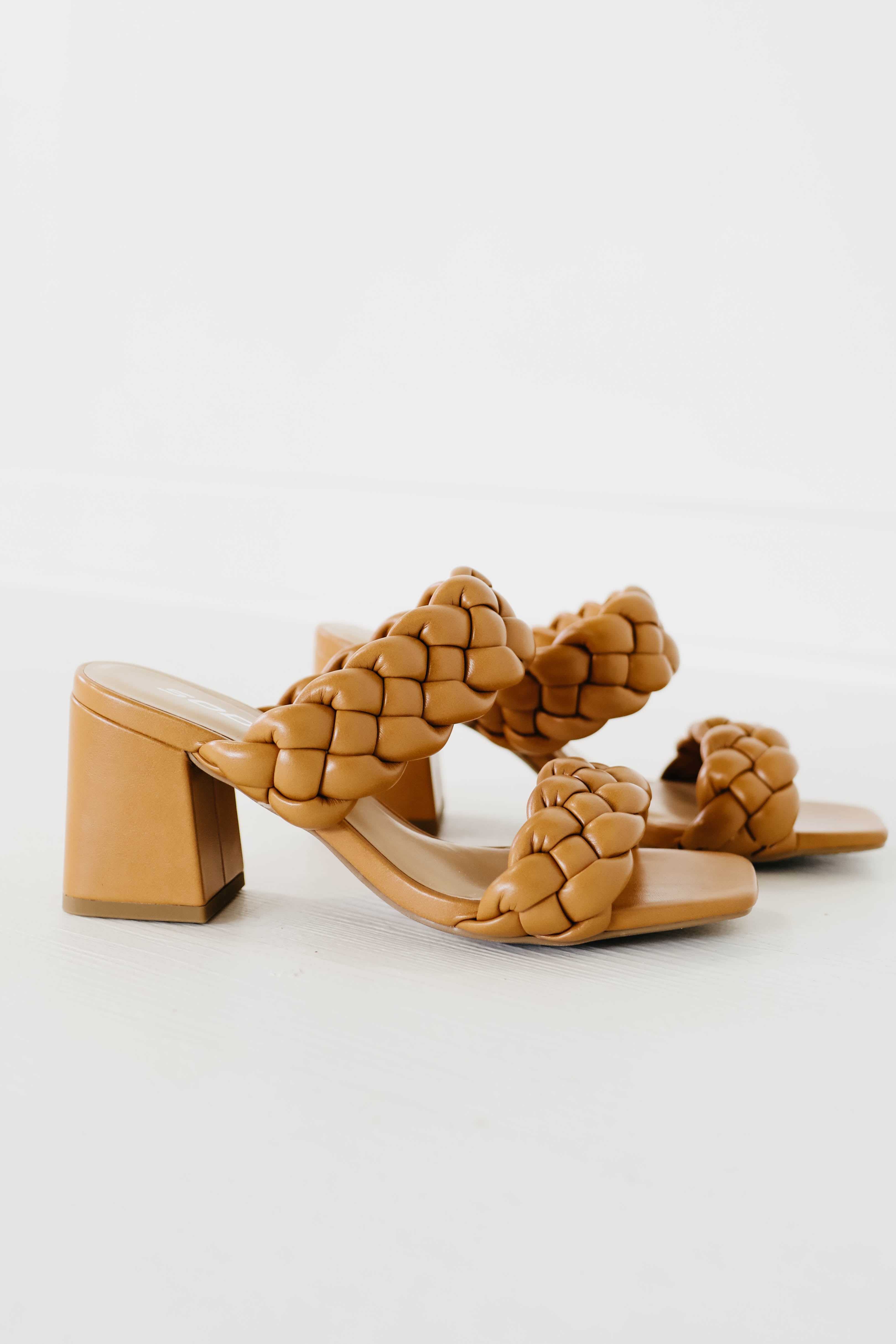 The Mostly Braided Block Heel Sandal