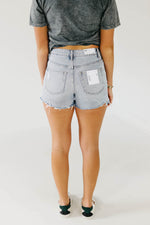 Vervet Denim | The Enoch Step Hem Denim Shorts