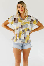 The Luana Tie Front Blouse