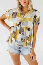 The Luana Tie Front Blouse