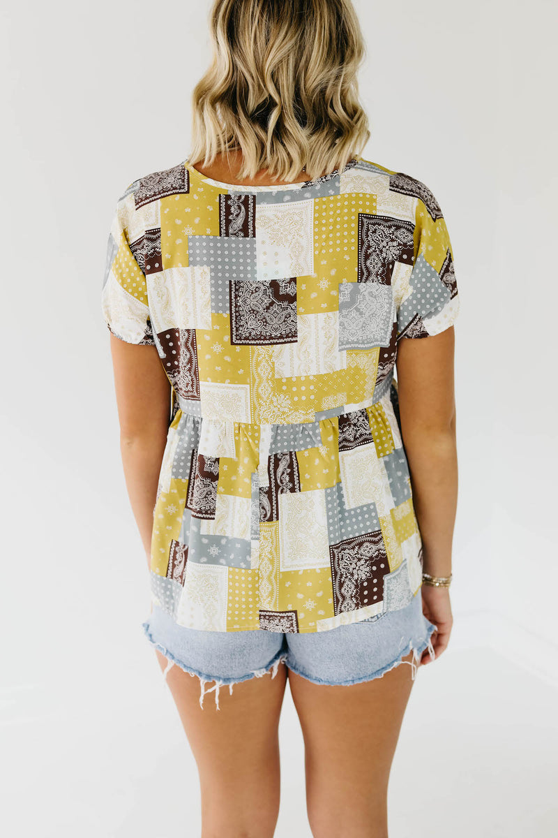 The Luana Tie Front Blouse